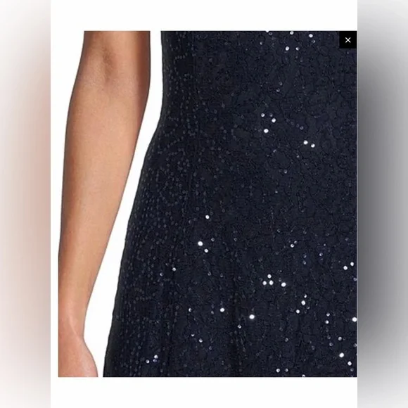 Navy Wedding Guest Dress from Dillards - Picture 4 of 4